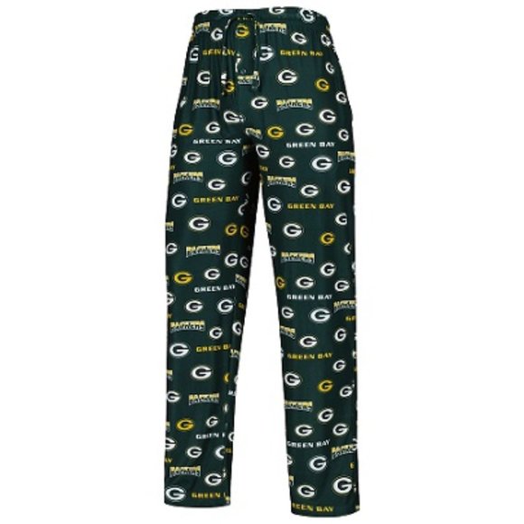 🆕🏈 GREEN BAY PACKERS ALL OVER PRINT LOUNGING PANTS - MEN - Picture 1 of 3